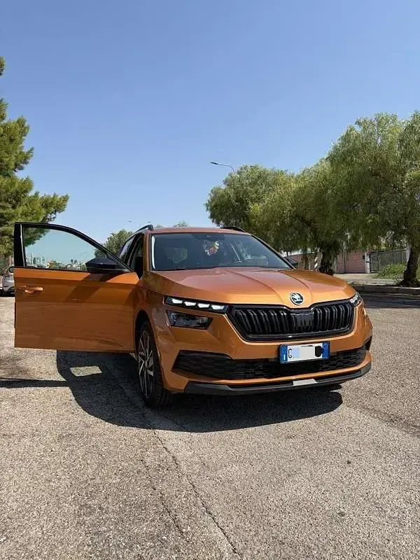 Usata Skoda Kamiq 110 CV (80 kW) 2023 Arancione SUV