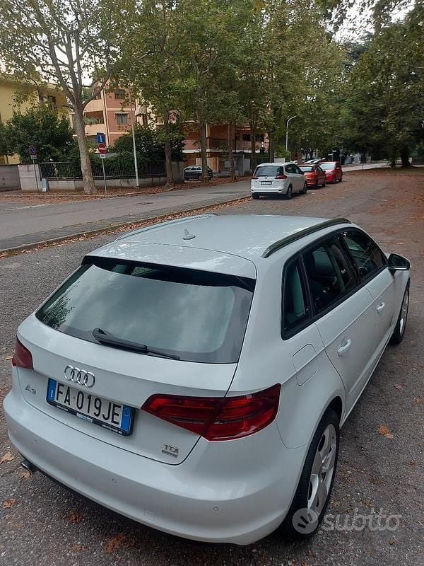 Usata Audi A3 110 CV (80 kW) 2015 Bianco Utilitaria