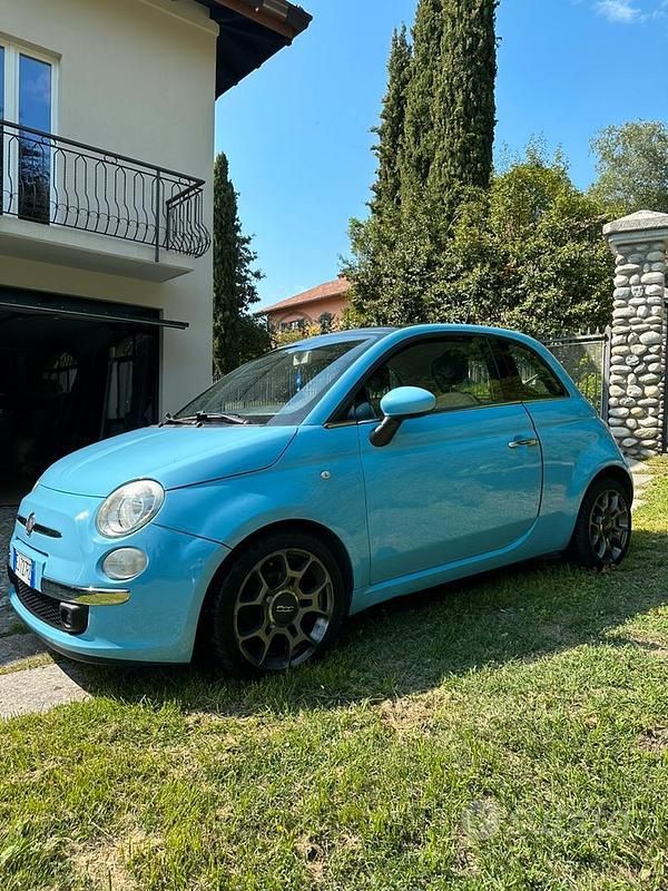 Usata Fiat 500 105 CV (77 kW) 2011 Blu Utilitaria
