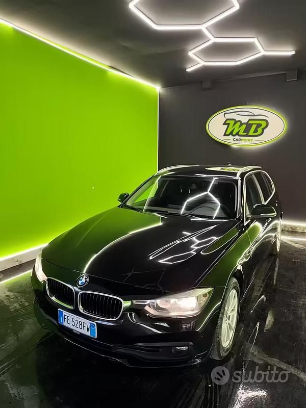 Usata BMW 316 Advantage 115 CV (84 kW) 2016 Nero Station wagon