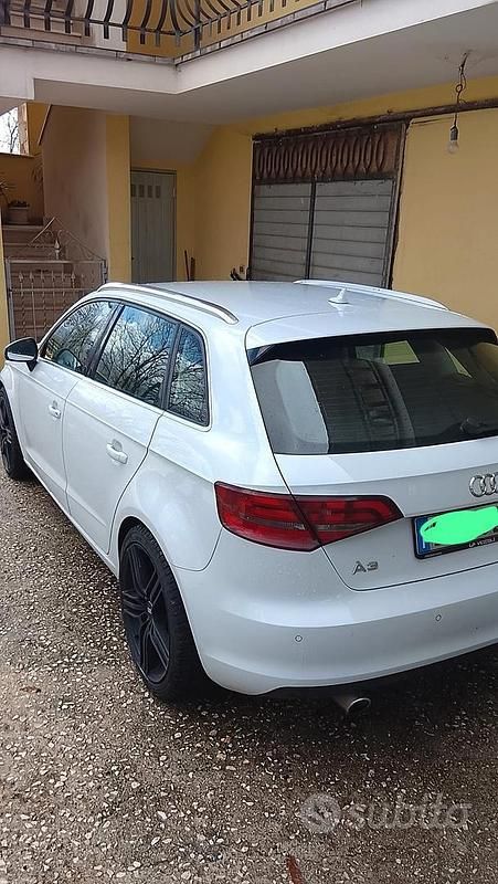Usata Audi A3 2014 Bianco Berlina