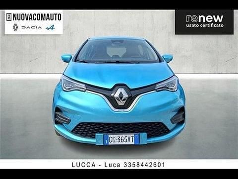 Usata Renault Zoe Zen 100 kW (136 CV) 2021 Azzurro Utilitaria