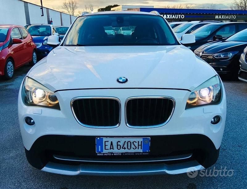 Usata BMW X1 Efficient Dynamics 177 CV (130 kW) 2010 Bianco SUV