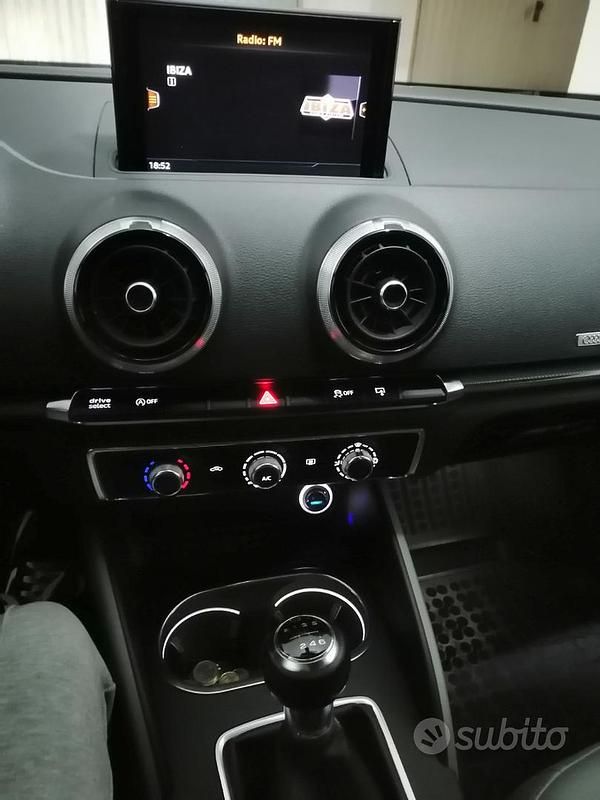 Usata Audi A3 116 CV (85 kW) 2016 Bianco Berlina