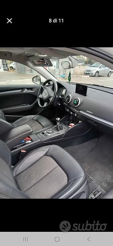 Usata Audi A3 2013 Bianco Berlina