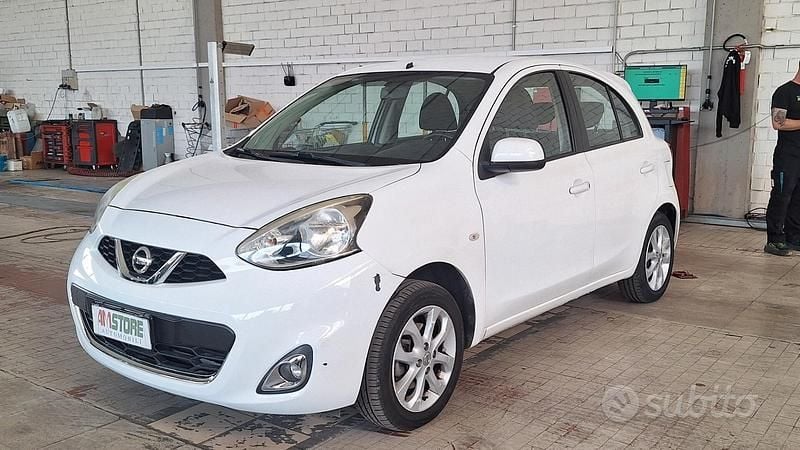 Begagnad Nissan Micra Visia 80 HK (58 kW) 2016 Vit Halvkombi