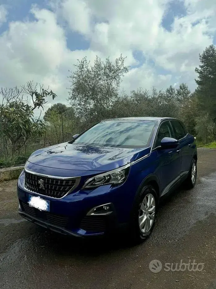 Usata Peugeot 3008 Allure 130 CV (95 kW) 2018 Blu SUV