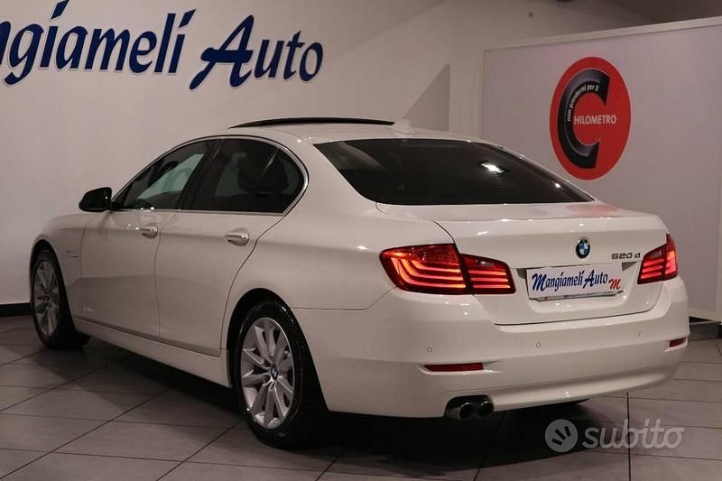 Usata BMW 520 Luxury Line 190 CV (139 kW) 2015 Bianco Berlina