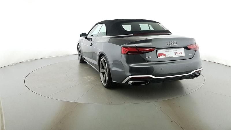 Usata Audi A5 Cabriolet S-Line 265 CV (194 kW) 2023 Grigio daytona Cabrio