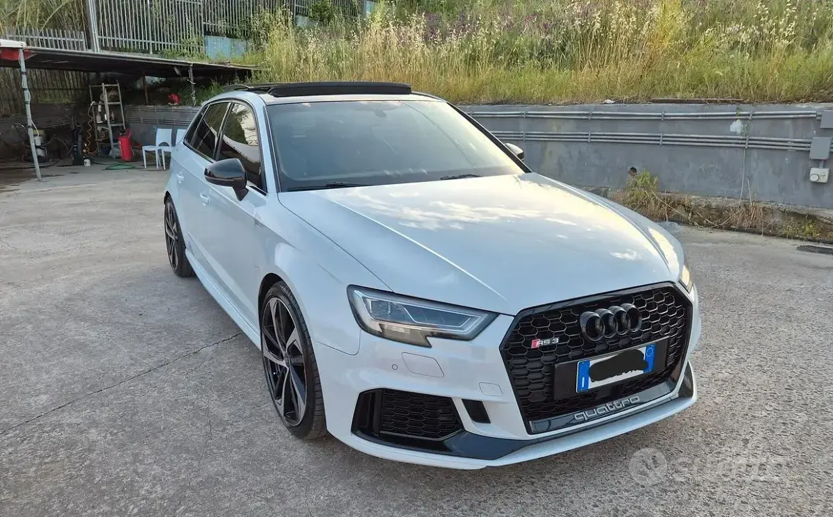 Usata Audi RS3 S-line plus 400 CV (294 kW) 2019 Bianco Berlina