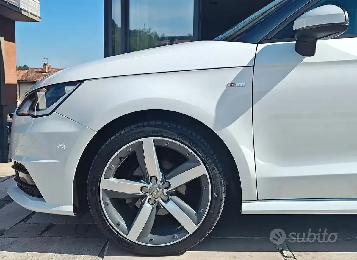 Usata Audi A1 S-Line 90 CV (66 kW) 2017 Bianco Utilitaria
