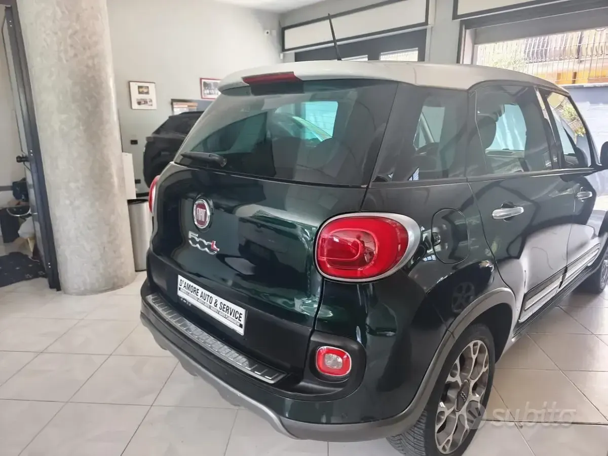 Usata Fiat 500L Trekking 85 CV (62 kW) 2014 Verde Monovolume