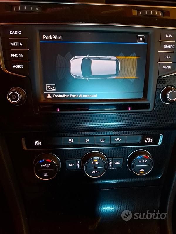 Usata VW Golf VII GTD 184 CV (135 kW) 2016 Grigio Utilitaria