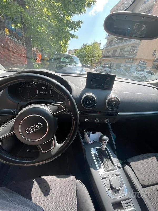 Usata Audi A3 Ambition 102 CV (75 kW) 2014 Grigio Berlina