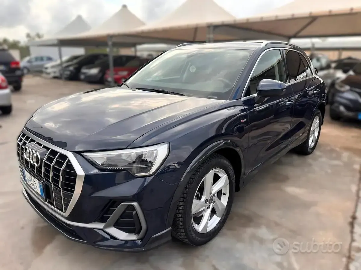 Käytetty Audi Q3 Design 150 HP (110 kW) 2020 Sininen Katumaasturi