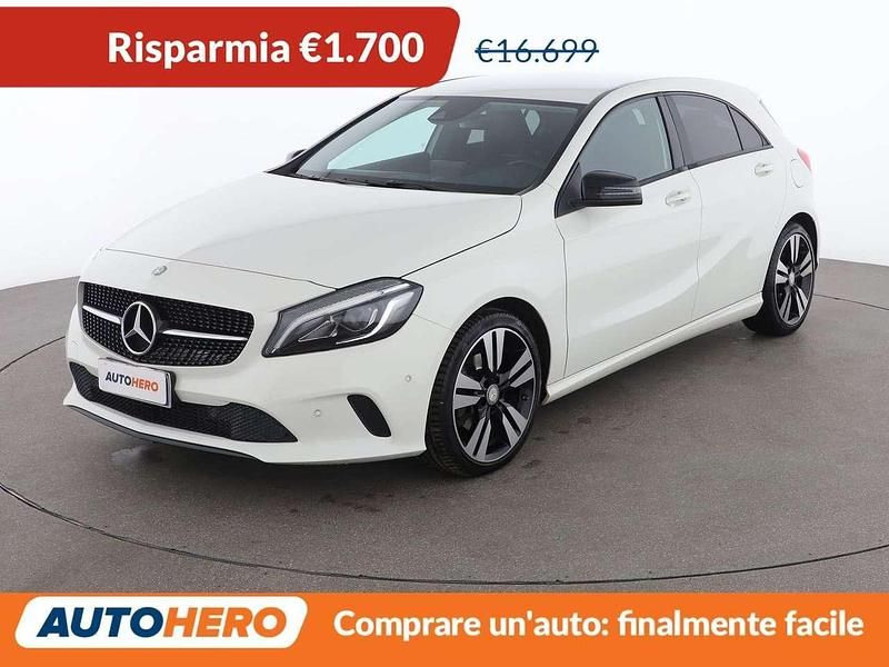 Usata Mercedes A200 136 CV (100 kW) 2017 Bianco Berlina