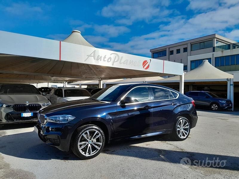 Usata BMW X6 M Sport 313 CV (230 kW) 2017 Blu SUV