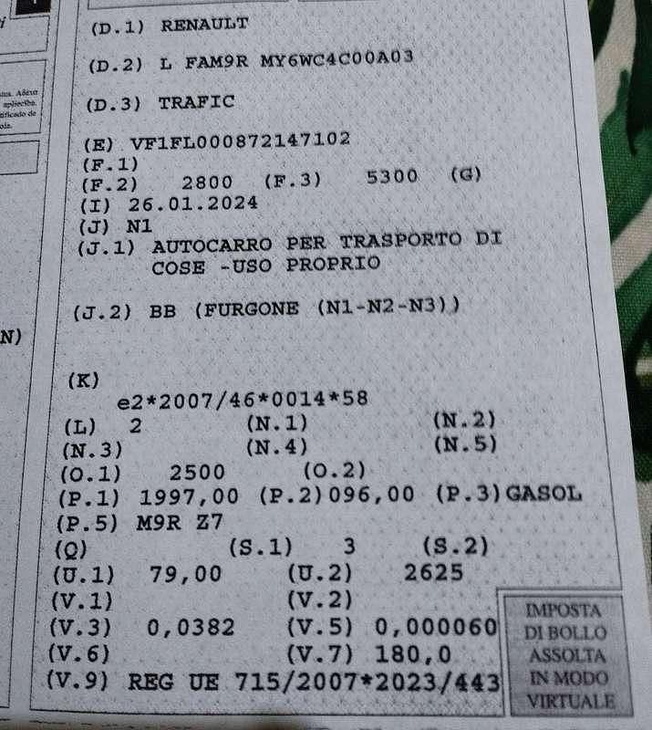 Usata Renault R3 131 CV (96 kW) 2024 Bianco Furgone