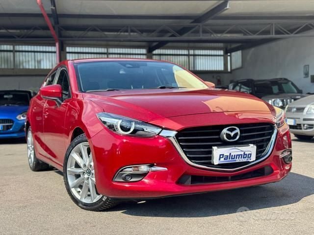 Usata Mazda 3 Exceed 105 CV (77 kW) 2018 Rosso Berlina
