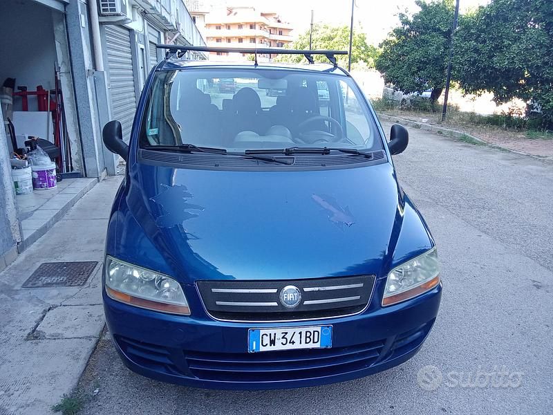 Usata Fiat Multipla 103 CV (75 kW) 2006 Blu Monovolume