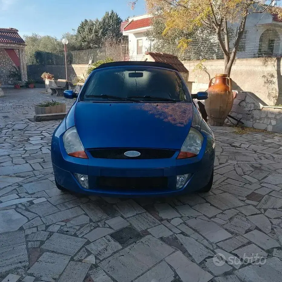 Usata Ford StreetKa 95 CV (69 kW) 2003 Blu Cabrio