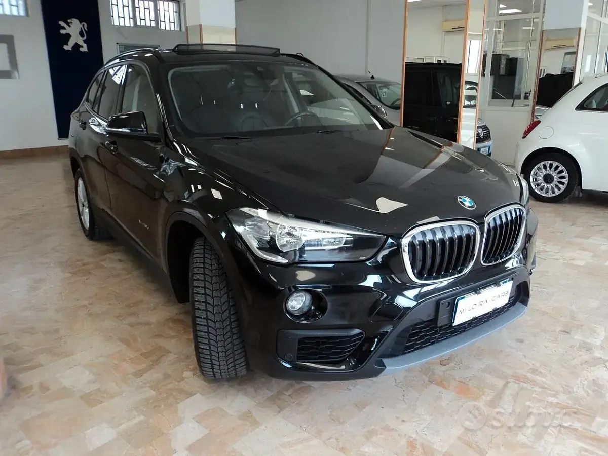 Usata BMW X1 150 CV (110 kW) 2016 Nero SUV