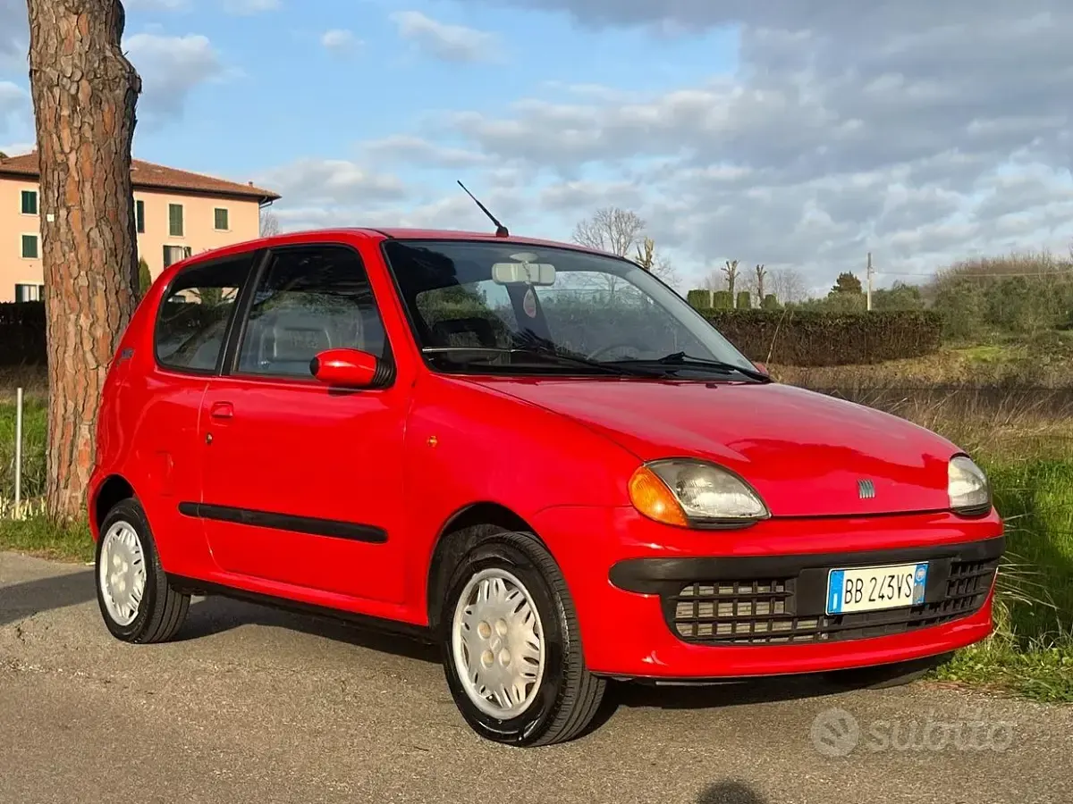 Usata Fiat Seicento 55 CV (40 kW) 1999 Rosso Utilitaria