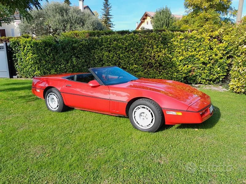 Usata Chevrolet Corvette C4 1987 Rosso Cabrio