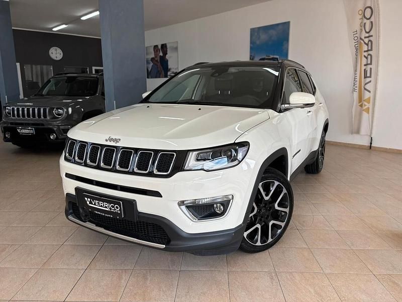 Bianco Usata 2019 Jeep Compass Limited SUV | 17.900 € (Buon prezzo) - Immagine 1/4