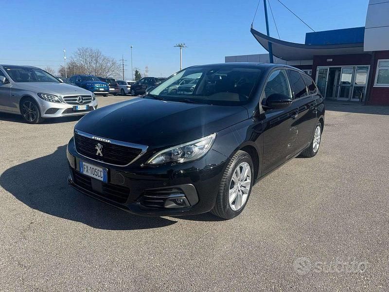 Usata Peugeot 308 SW Business-Line 131 CV (96 kW) 2019 Nero Station wagon