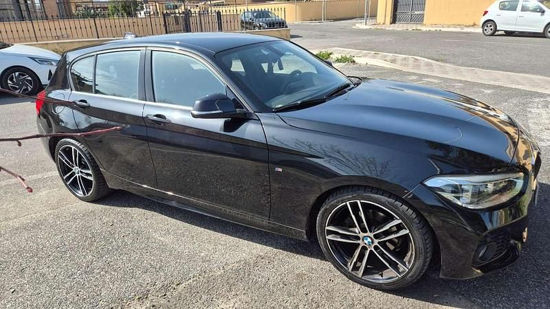 Usata BMW 116 Sport Line 116 CV (85 kW) 2018 Nero Utilitaria
