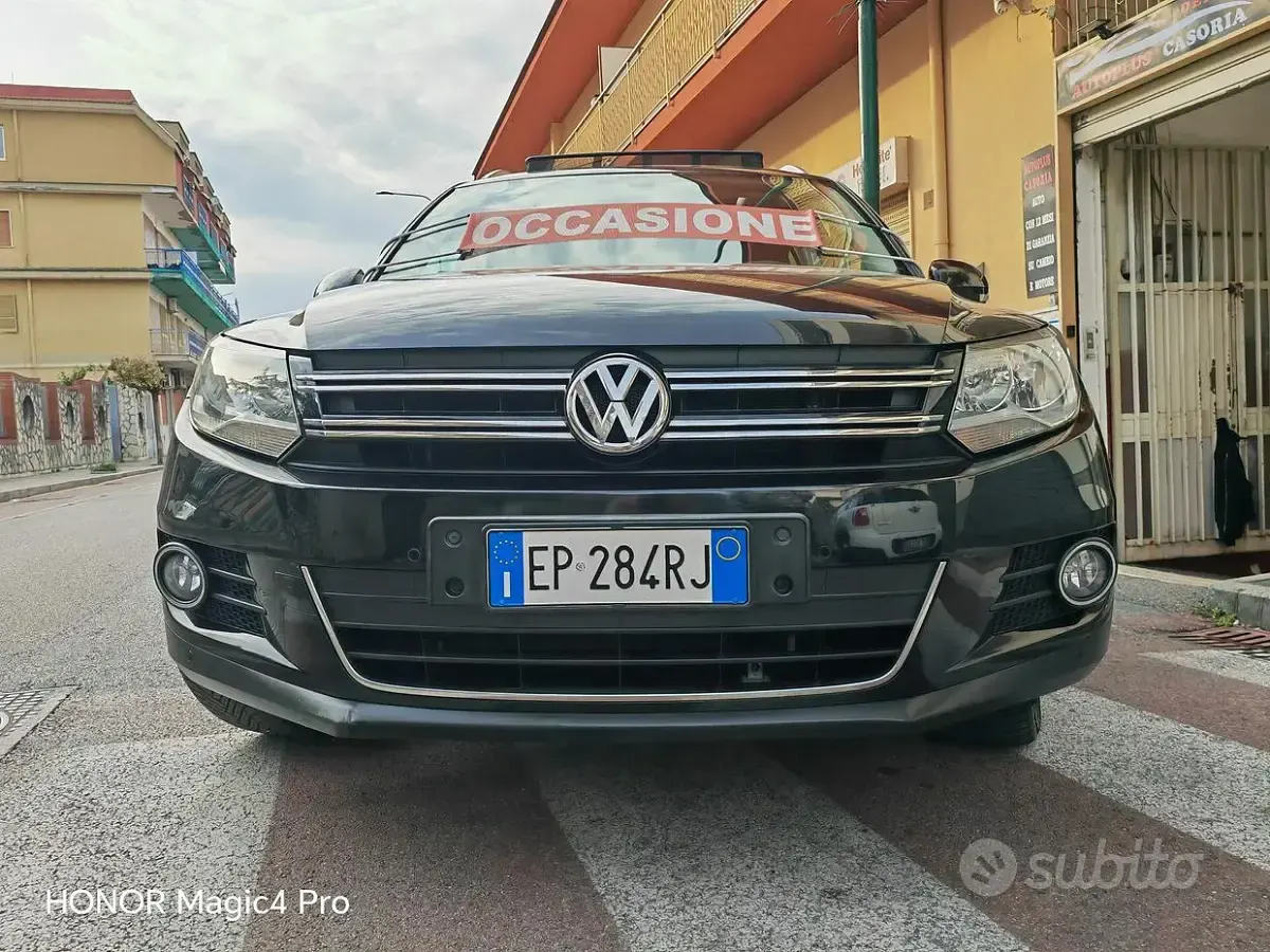 Usata VW Tiguan Business 110 CV (80 kW) 2012 Nero SUV