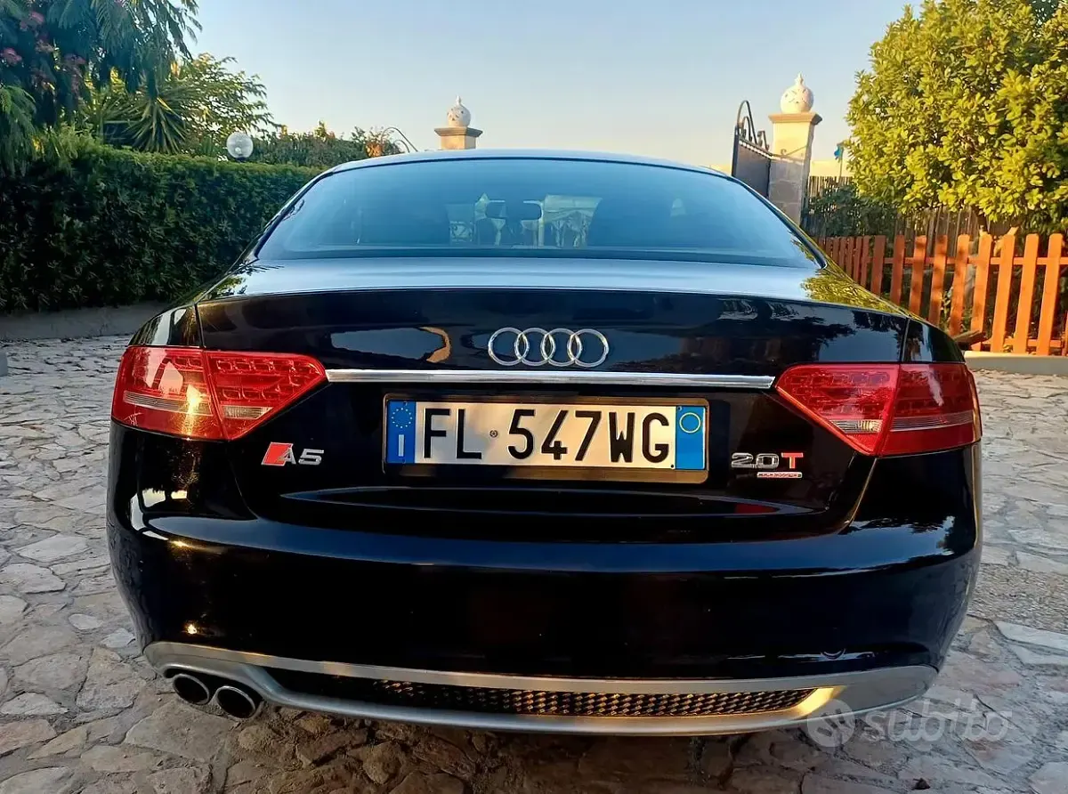 Usata Audi A5 S-Line 2011 Nero Coupé