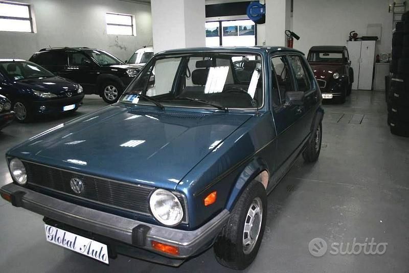 Usata VW Golf I 54 CV (39 kW) 1982 Blu Utilitaria