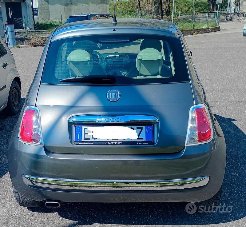 Usata Fiat 500 Lounge 69 CV (50 kW) 2010 Grigio Berlina