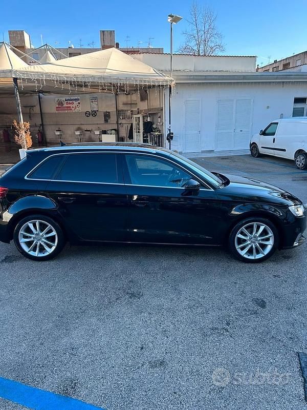Usata Audi A3 116 CV (85 kW) 2017 Nero Berlina