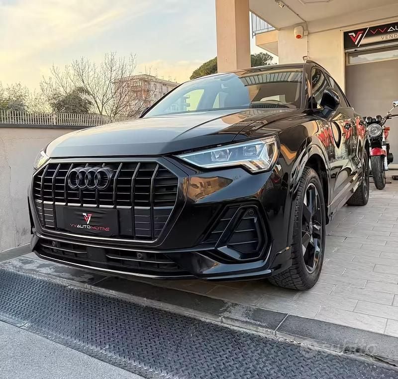 Usata Audi Q3 S-Line 150 CV (110 kW) 2019 Nero SUV