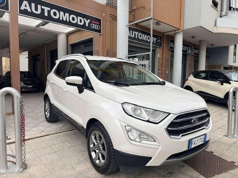 Usata Ford Ecosport Titanium S 99 CV (72 kW) 2019 Bianco perla met. SUV