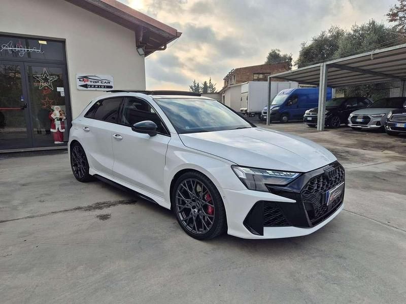 Usata Audi RS3 Ambiente 400 CV (294 kW) 2025 Bianco Berlina