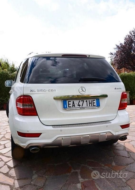 Usata Mercedes ML350 AMG 211 CV (155 kW) 2010 Bianco SUV