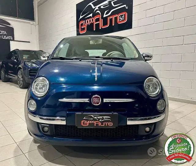 Usata Fiat 500C Lounge 69 CV (50 kW) 2013 Bluazzurro Cabrio