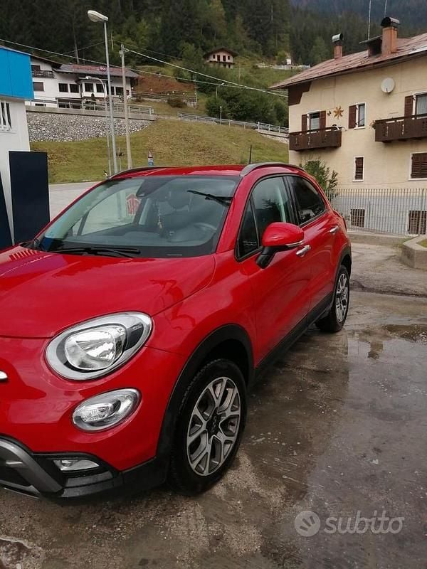 Usata Fiat 500X 140 CV (102 kW) 2016 Rosso SUV
