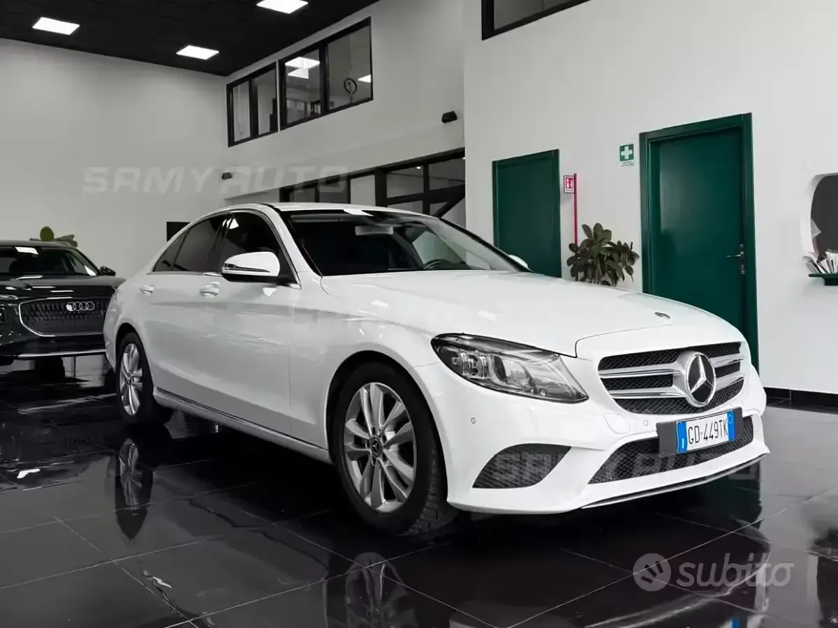 Usata Mercedes C220 Executive 194 CV (142 kW) 2020 Bianco Berlina