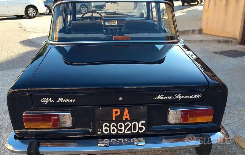 Usata Alfa Romeo Giulia Super 1970 Blu Berlina