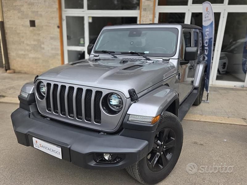 Usata Jeep Wrangler Unlimited Sahara 199 CV (146 kW) 2019 Grigio SUV
