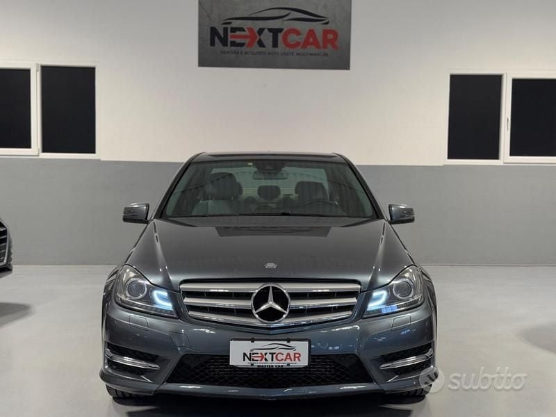 Usata Mercedes C220 Avantgarde 169 CV (124 kW) 2012 Grigio Berlina