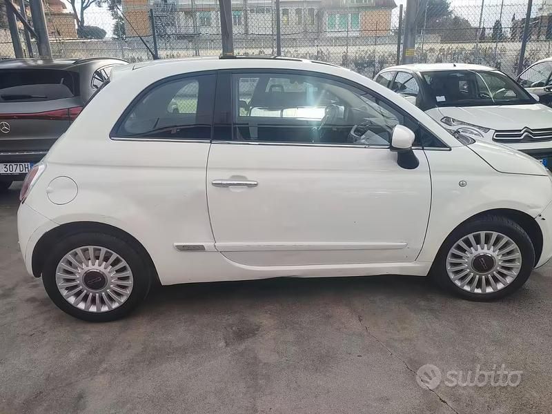Usata Fiat 500 Lounge 69 CV (50 kW) 2010 Bianco Berlina