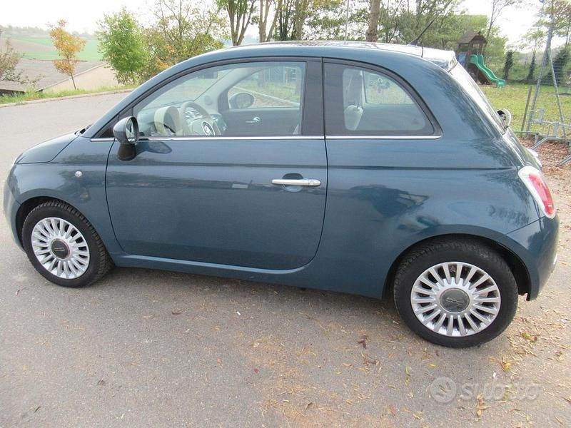 Usata Fiat 500 Lounge 69 CV (50 kW) 2008 Blu Berlina