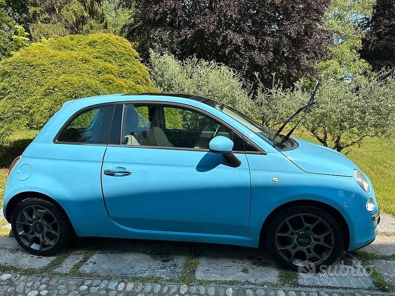 Usata Fiat 500 105 CV (77 kW) 2011 Blu Utilitaria