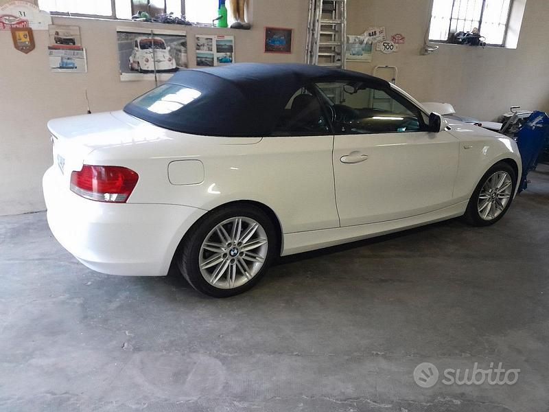 Usata BMW 120 Cabriolet 177 CV (130 kW) 2010 Bianco Cabrio